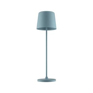 Dobíjecí stolní lampa Kaami LED, stmívatelná, světle modrá