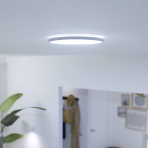 WiZ SuperSlim LED stropní světlo CCT Ø24cm bílá
