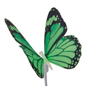 Dekorační solární světlo motýl, zemní hrot RGB-LED