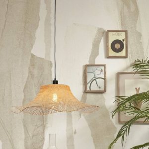GOOD & MOJO Ibiza závěsná lampa Ø 65 cm přírodní