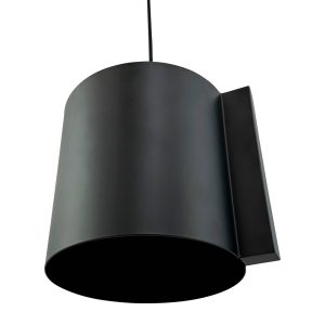 Dyberg Larsen Wum závěsná lampa Ø 18,5 cm černá matná