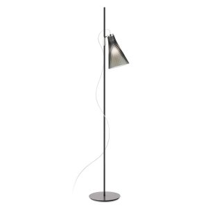 Kartell K-Lux stojací lampa, 1 zdroj, černá/šedá