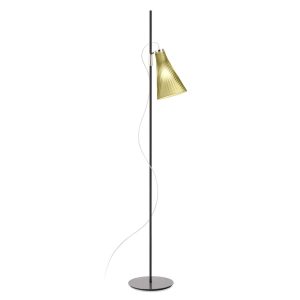 Kartell K-Lux stojací lampa, 1 zdroj, černá/zelená