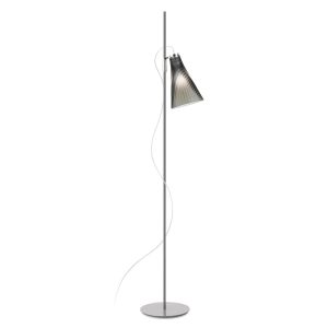 Kartell K-Lux stojací lampa, 1 zdroj, šedá/kouřová
