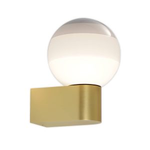 Nástěnné svítidlo LED MARSET Dipping Light A1, bílá/zlatá