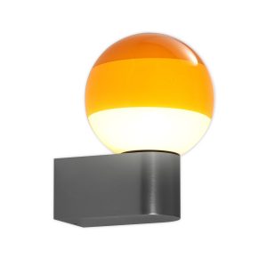Nástěnné svítidlo LED MARSET Dipping Light A1, oranžová/šedá