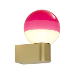Nástěnné svítidlo LED MARSET Dipping Light A1, růžová/zlatá