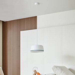 Lucande Faelinor LED závěsné světlo bílá 17 cm