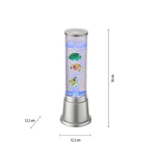 Vodní sloupec Ava s LED diodami a rybami