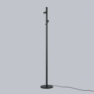 Helestra Coni LED stojací 2 bodovky 160cm černá