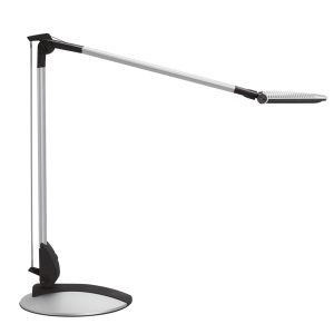 MAULoptimus LED stolní lampa, stříbrná, stojan