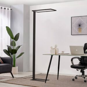 Kancelářská stojací lampa Prios Taronis LED