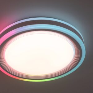 LED stropní svítidlo Spheric, CCT, RGB, Ø 40cm