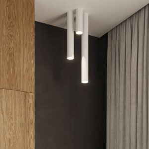 Euluna Thalassa stropní svítidlo 1 světlo bílé výška 60 cm