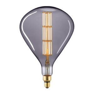 LED žárovka Giant Tear E27 8W Filament 922 dim titanium