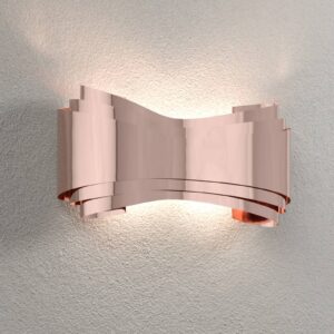 Ionica - designové nástěnné svítidlo LED v měděné barvě