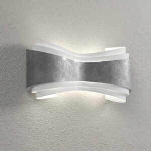 Ionica - nástěnné svítidlo LED se stříbrnými listy