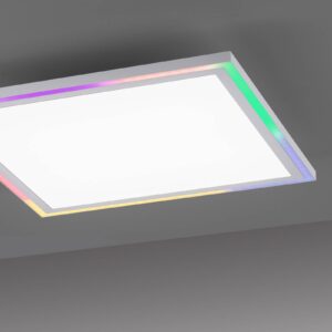 LED stropní svítidlo Lemování, CCT + RGB, 40x40cm