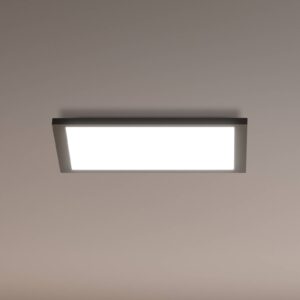Stropní světelný panel WiZ LED, černý, 30x30 cm