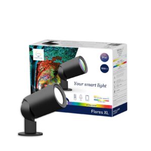 LED venkovní reflektor Flores XL, IP44, CCT, RGB