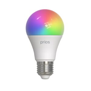 Prios Smart LED, E27, A60, 9W, RGB, Tuya, WLAN, matný, CCT