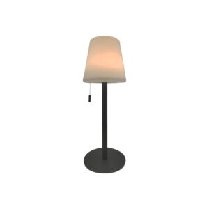 Nabíjecí lampa Lindby Azalea LED, laditelná bílá, šedá