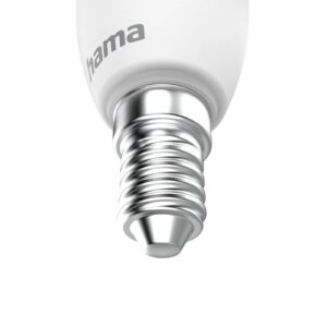 Hama Smart LED čirá E14 C35 svíčka WLAN Matter 4,9 W RGBW