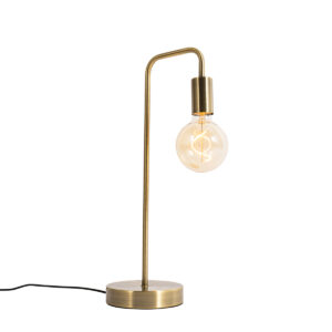 Moderní stolní lampa bronzová – Facil