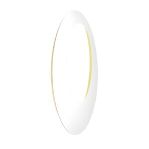 Escale Blade Open LED nástěnné svítidlo, bílé, Ø 95 cm