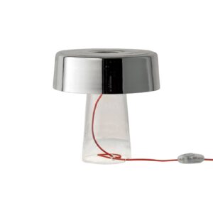 Stolní lampa Prandina Glam 48 cm čirá/zrcadlová