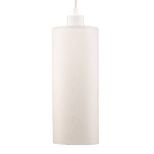 Závěsné svítidlo Soda s bílým skleněným válcem Ø 12 cm