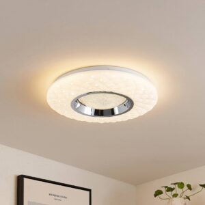 Lindby Smart LED stropní svítidlo Illaria, Tuya RGBW CCT 39 cm
