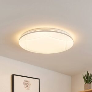 Lindby Smart LED stropní svítidlo Favoria, Tuya RGBW CCT 49 cm