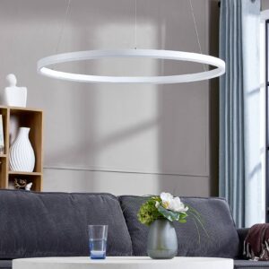 Závěsné svítidlo Arcchio Albiona LED, bílé, 80 cm