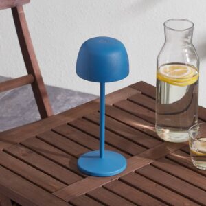 Nabíjecí stolní lampa Lindby LED Arietty, modrá