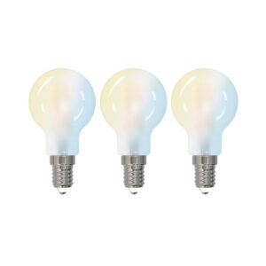 LUUMR Smart LED kapková lampa, sada 3 kusů, E14, 4,2 W, matná, Tuya
