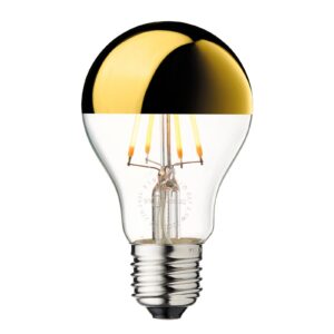 Zrcadlová lampa LED libovolná E27 zlatá 3,5W 2700K stmívatelná