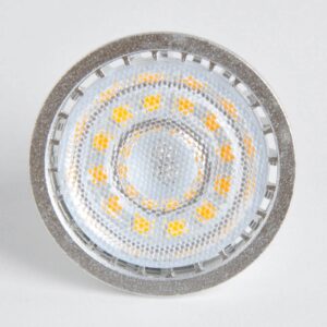 Lindby LED reflektor, GU10, 5 W, čirý, 3 000 K, 55°
