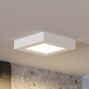 Stropní svítidlo Prios LED Alette, bílé, 17,2 cm, stmívatelné